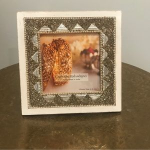 Catherine Malandrino Beaded Square Picture Frame